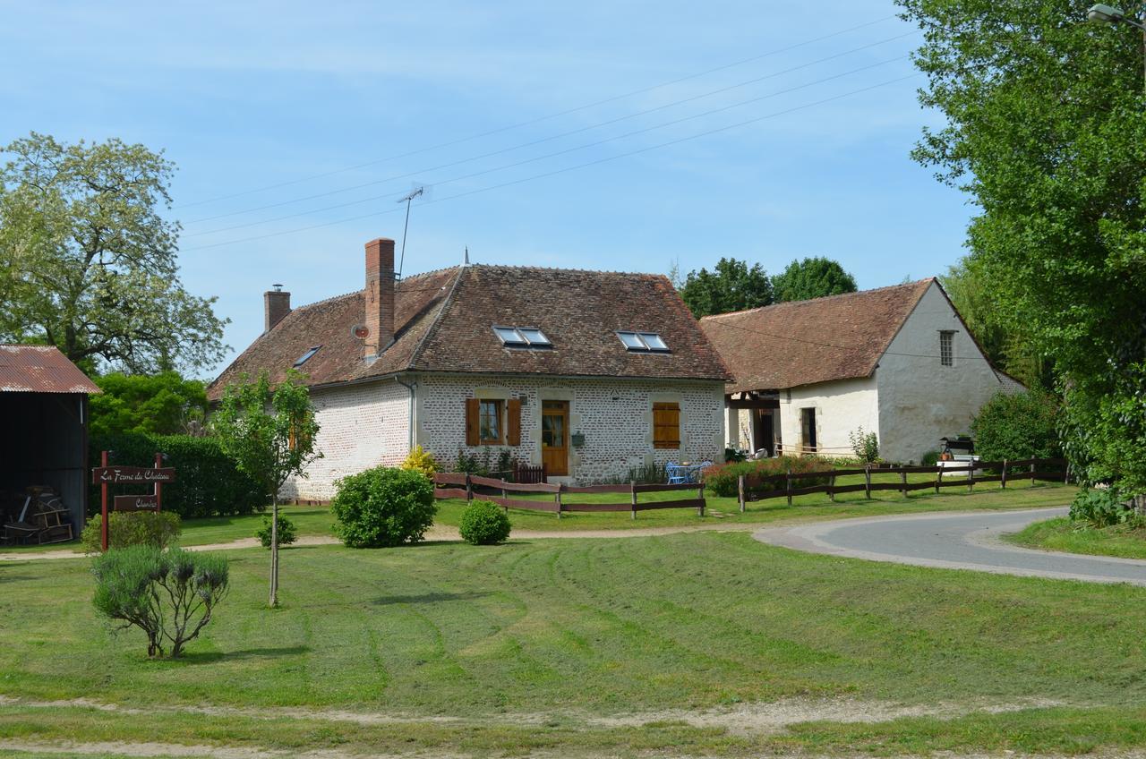 La Ferme Du Chateau Bed & Breakfast Tresnay Bagian luar foto