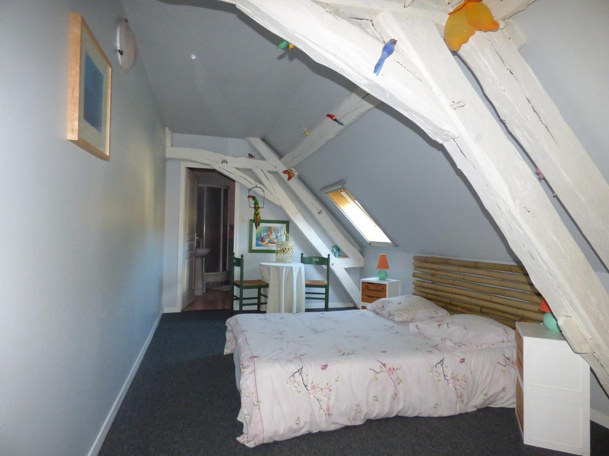 La Ferme Du Chateau Bed & Breakfast Tresnay Bagian luar foto